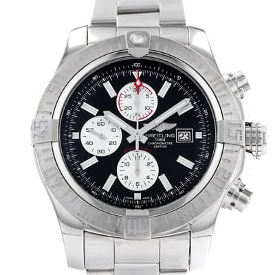 Breitling Super Avenger ll A13371 48mm Steel Watch