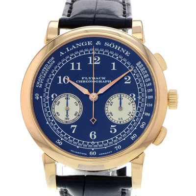 A. Lange & Söhne 1815 401.031 Panda Flyback Chronograph 18k 39mm Rose Gold Watch