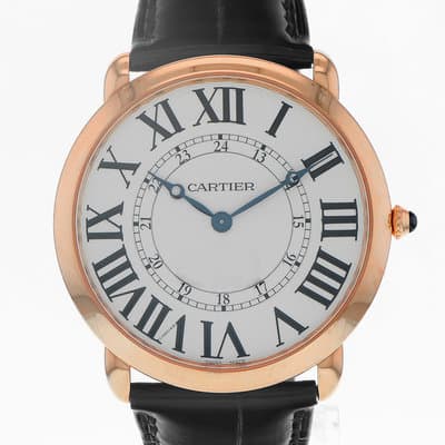 Cartier Ronde Louis Cartier W6801004 3570 42mm 18K rose gold unworn new strap