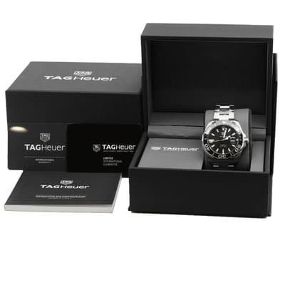 TAG Heuer Aquaracer WAY201A.BA0927 43mm Unworn Luminous hands & indices