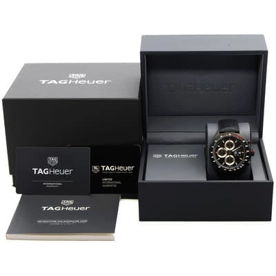 TAG Heuer Formula 1 CAZ2011.FT8024 Unworn 44mm Calibre 16 black PVD steel