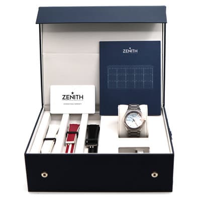Zenith Defy 03.9200.670/03 36mm Midnight factory diamond MOP mother of pearl BP