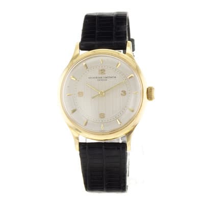 Vacheron Constantin Patrimony 4301 35mm Vintage Yellow Gold Mens Watch 1948