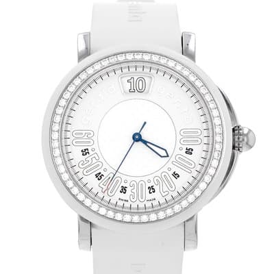 Gerald Genta Retro Sport RSP.X.10 Bi-Retro Factory Diamonds Rubber Mens Watch