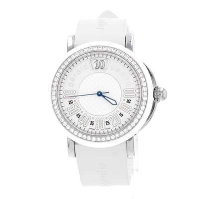 Gerald Genta Retro Sport RSP.X.10 Bi-Retro Factory Diamonds Rubber Mens Watch