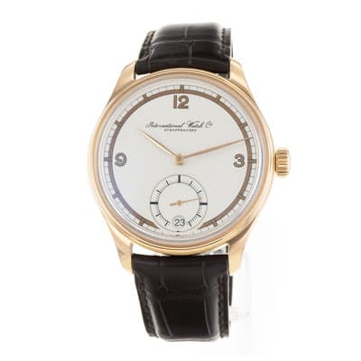 IWC Portuguese Hand-Wound IW510206 43mm 75th Eight Days Rose Gold Mens Watch