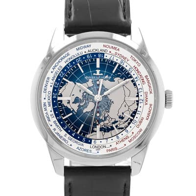 Jaeger-LeCoultre Geophysic Universal Time Q8108420 41mm Blue Steel Mens Watch