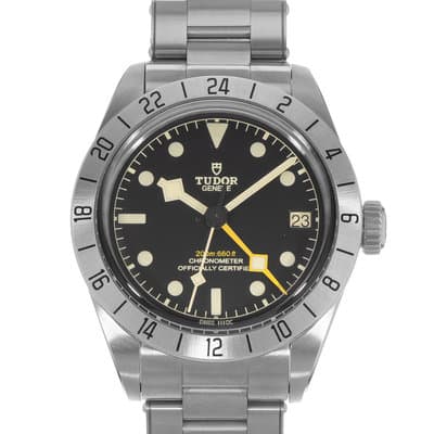 Tudor Black Bay Pro 79470 39mm GMT Black Steel Sport Automatic Mens Watch
