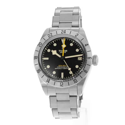 Tudor Black Bay Pro 79470 39mm GMT Black Steel Sport Automatic Mens Watch
