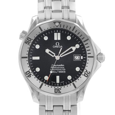 Omega Seamaster Diver 2532.80 41mm Blue Wave Steel Automatic Mens Watch 1999