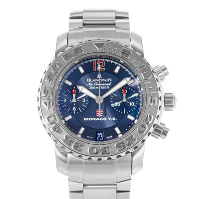 Blancpain Air Command Chronograph 2485F-1140-M71 Steel Chronograph Ladies Watch