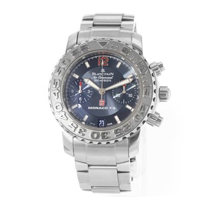 Blancpain Air Command Chronograph 2485F-1140-M71 Steel Chronograph Ladies Watch