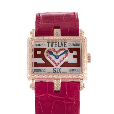 Roger Dubuis Too Much T22 86 5-FD N1RLOB/25 Rose Gold Diamonds MOP Ladies Watch