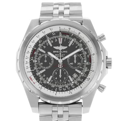 Breitling Bentley Motors A25363 48mm Grey Steel Chronograph Mens Watch 2007