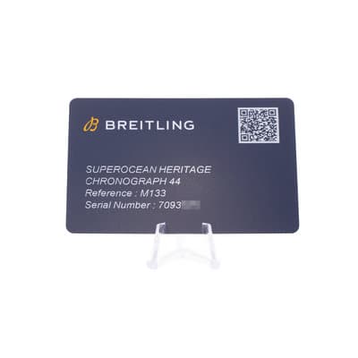 Breitling Superocean Heritage M133132A1C1W1 44mm Blue Steel Mens Watch 2023