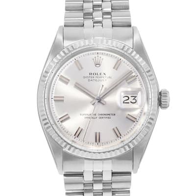 Rolex Datejust 36 1601 36mm Silver Steel Gold Jubilee Automatic Mens Watch