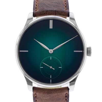 H.Moser & Cie. Venturer 2327-1202 13mm Green Steel Manual Wind Mens Watch 2019