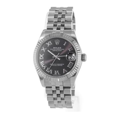Rolex Datejust 31 278274 Grey Roman Fluted Steel Gold Jubilee Ladies Watch 2020