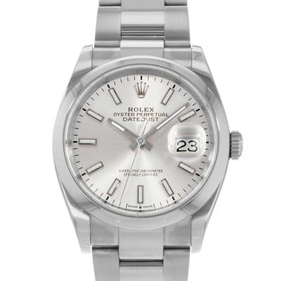 Rolex Datejust 36 126200 Silver Index Steel Oyster Automatic Mens Watch 2019