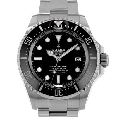 Rolex Sea-Dweller Deepsea 136660 44mm Black Ceramic Steel Oyster Mens Watch 2023