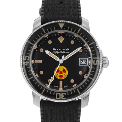 Blancpain Fifty Fathoms 5008D-1130-B64A 40mm Black No Rad Mens Watch 2021