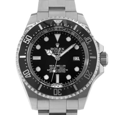 Rolex Sea-Dweller Deepsea 116660 44mm Black Ceramic Steel Oyster Mens Watch 2014