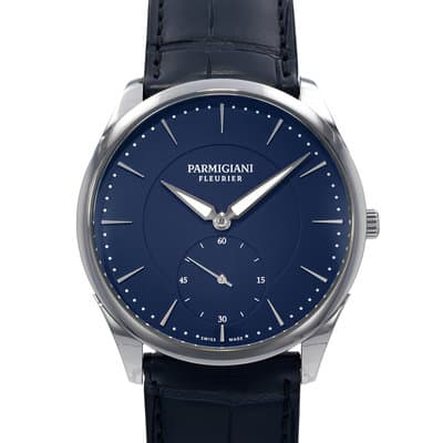 Parmigiani Fleurier Tonda PFC288 Blue Steel Micro Rotor Automatic Mens Watch