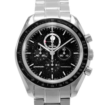 Omega Speedmaster Moonphase 311.30.44.32.01.001 Black Aventurine Mens Watch 2014