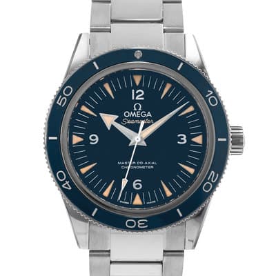 Omega Seamaster 300 233.90.41.21.03.001 41mm Blue Titanium Mens Watch 2021