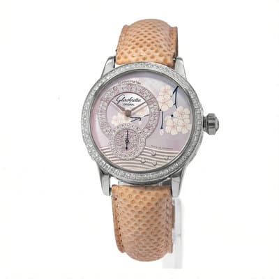 Glashutte Original Star Collection 1-90-00-04-04-04 Mother of Pearl White Gold