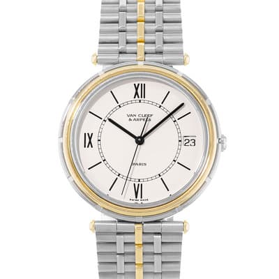 Van Cleef & Arpels Paris La Collection 47103 33mm Yellow Gold Mens Watch 2000