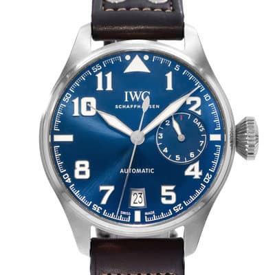 IWC Big Pilot IW500908 46mm Le Petite Prince Blue Limited Steel Mens Watch 2014