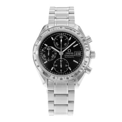 Omega Speedmaster Date 3513.50 39mm Black Index Steel Automatic Mens Watch 1999