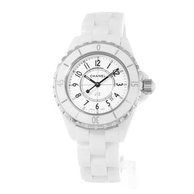 Chanel J12 H0970 38mm White Ceramic Automatic Date Mens Watch 2010