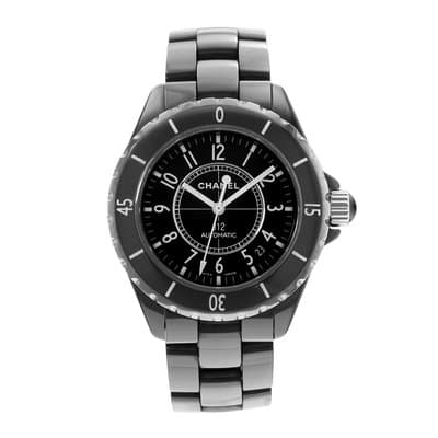 Chanel J12 H5696 33mm Black Arabic Ceramic Automatic Ladies Watch 2025
