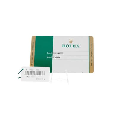 Rolex Datejust 36 126234 Black Diamond Steel White Gold Jubilee Mens Watch 2019