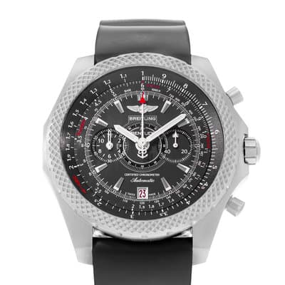 Breitling Bentley Supersports E27365 49mm Black Index Titanium Mens Watch 2017