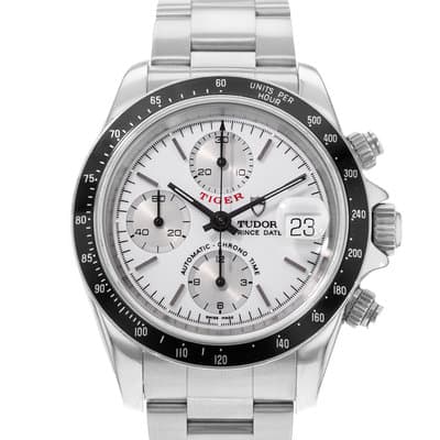 Tudor Prince Date 79260 40mm White Index Steel Oyster Automatic Mens Watch 1998