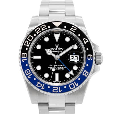 Rolex GMT-Master II 116710 BLNR Batman 40mm Black Blue Steel Mens Watch 2015