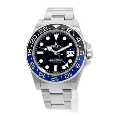 Rolex GMT-Master II 116710 BLNR Batman 40mm Black Blue Steel Mens Watch 2015