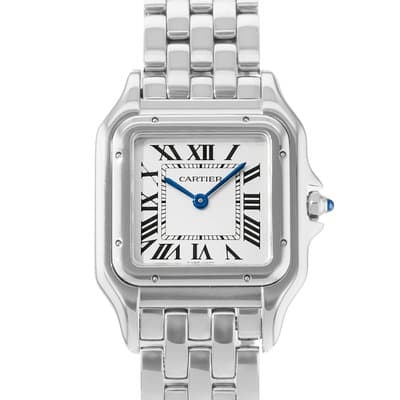 Cartier Panthere WSPN0007 4016 27mm Silver Roman Steel Quartz Ladies Watch 2019