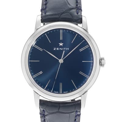 Zenith Elite 03.2290.679/51.C700 39mm Blue Dial Steel Mens Watch with Box 2018