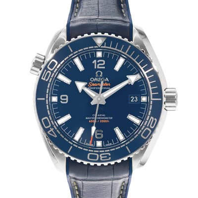 Omega Seamaster Planet Ocean 215.33.40.20.03.001 40mm Blue Dial Steel Mens Watch