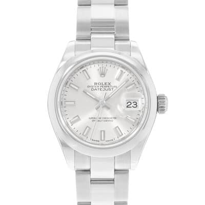 Rolex Datejust 28 279160 Silver Dial Steel Oyster Automatic Ladies Watch Card