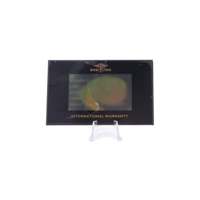 Breitling Avenger II Seawolf A17331 45mm Yellow Dial Steel Mens Watch Box Card