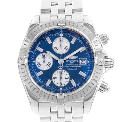 Breitling Chronomat Evolution A13356/A156C45PA 44mm Mens Watch Box Paper 2007