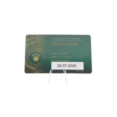 Rolex Datejust 41 126334 Blue Dial Steel Jubilee Automatic Mens Watch Box Card
