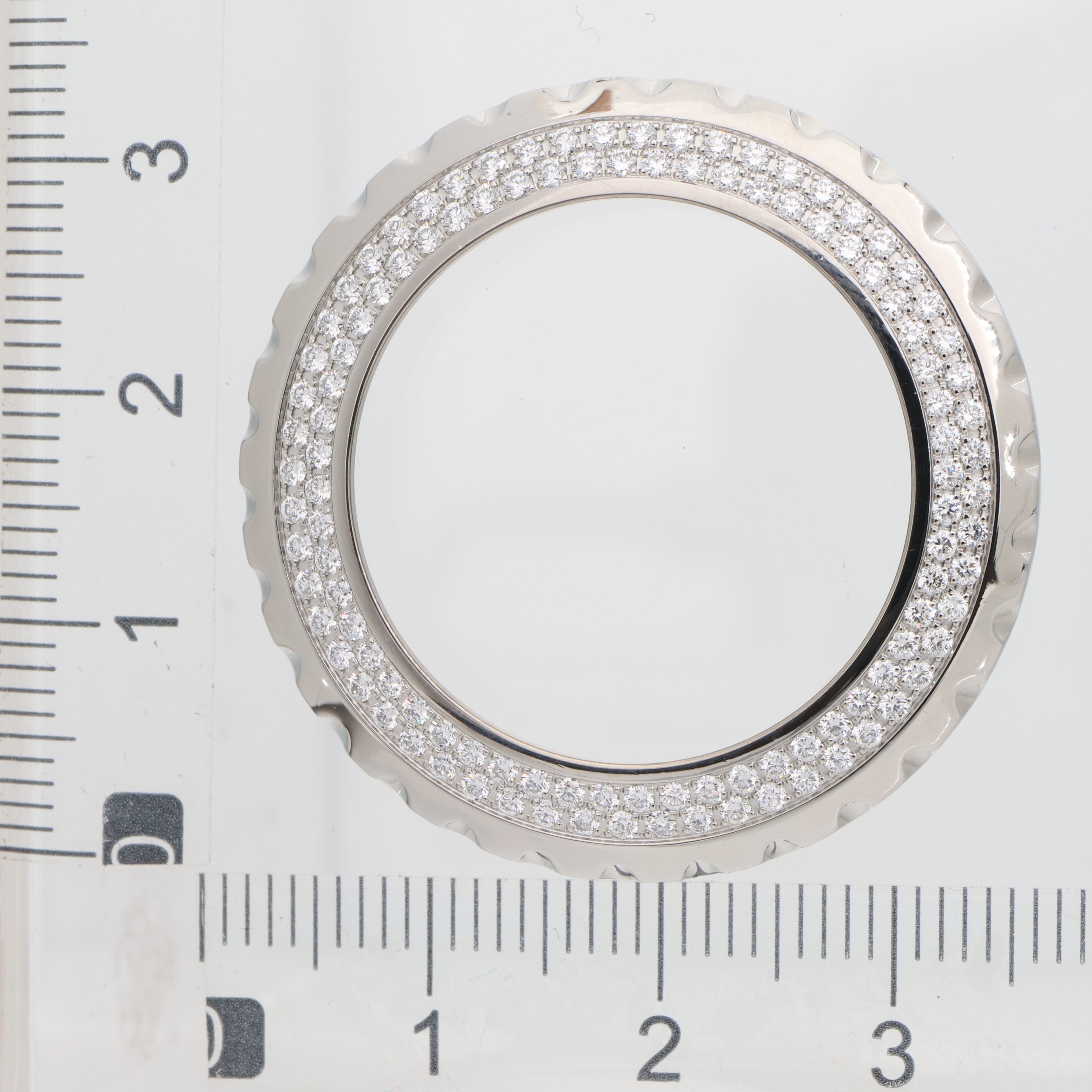 Factory original diamond steel bezel for Chanel J12 33mm model H2123 H0967