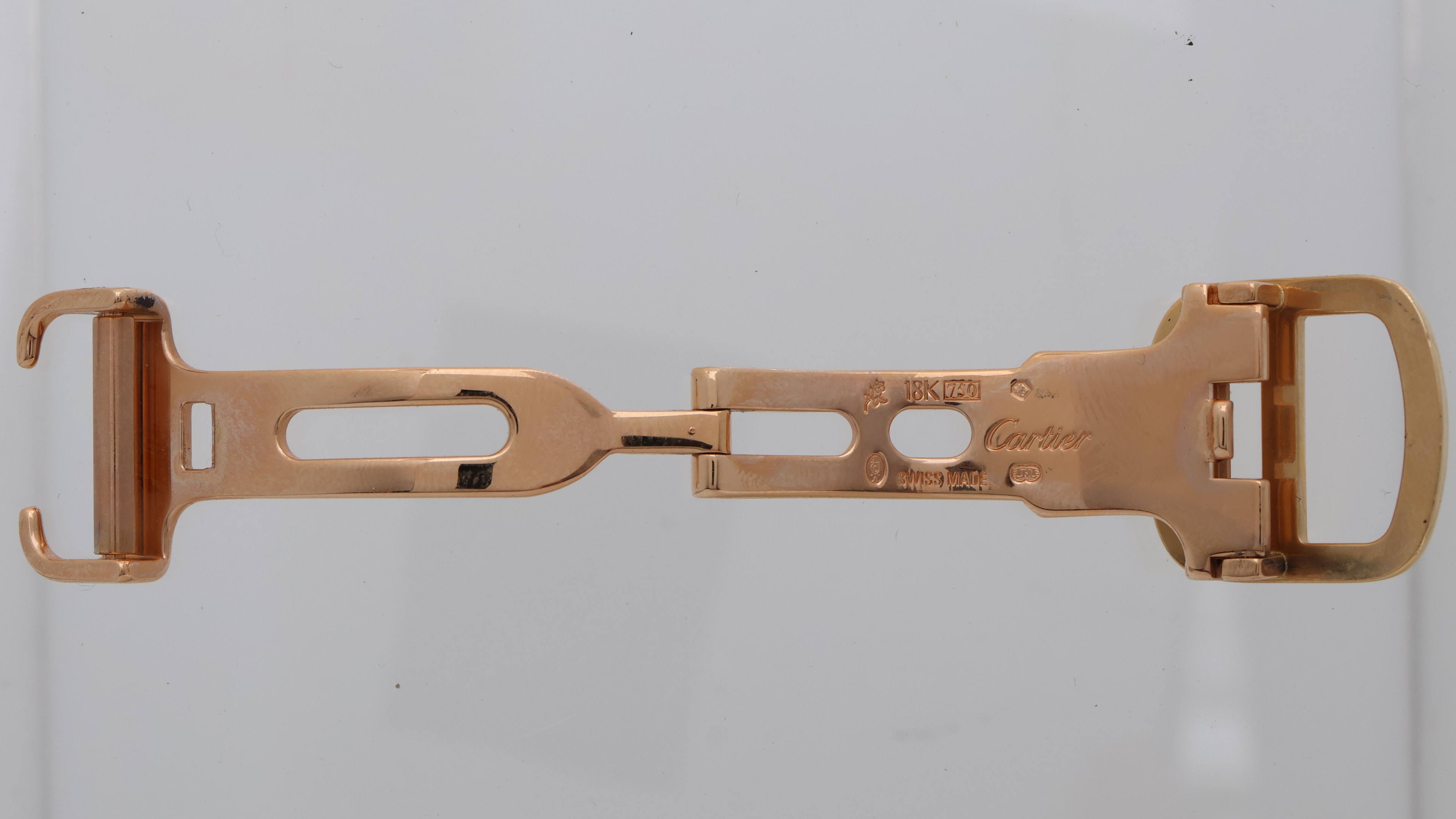 Original 14mm deployment buckle for Cartier