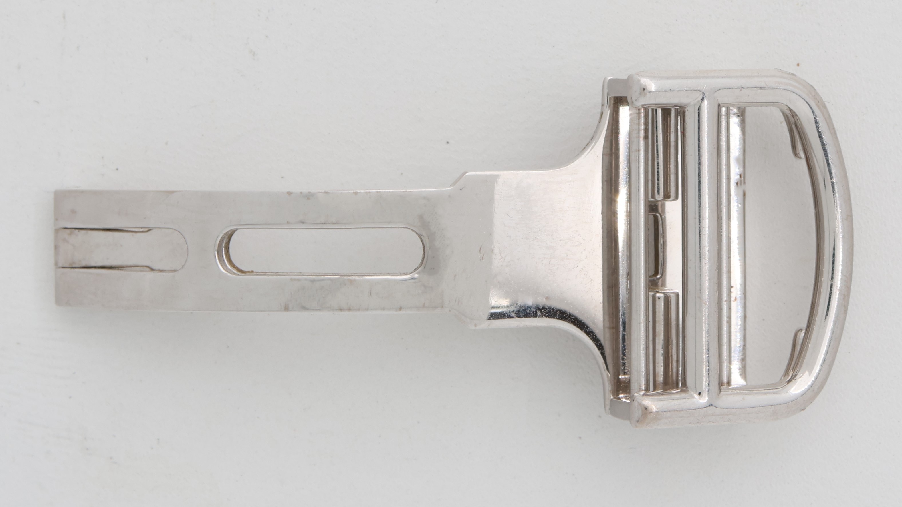Original 18k White Gold 18mm Deployment buckle for Cartier